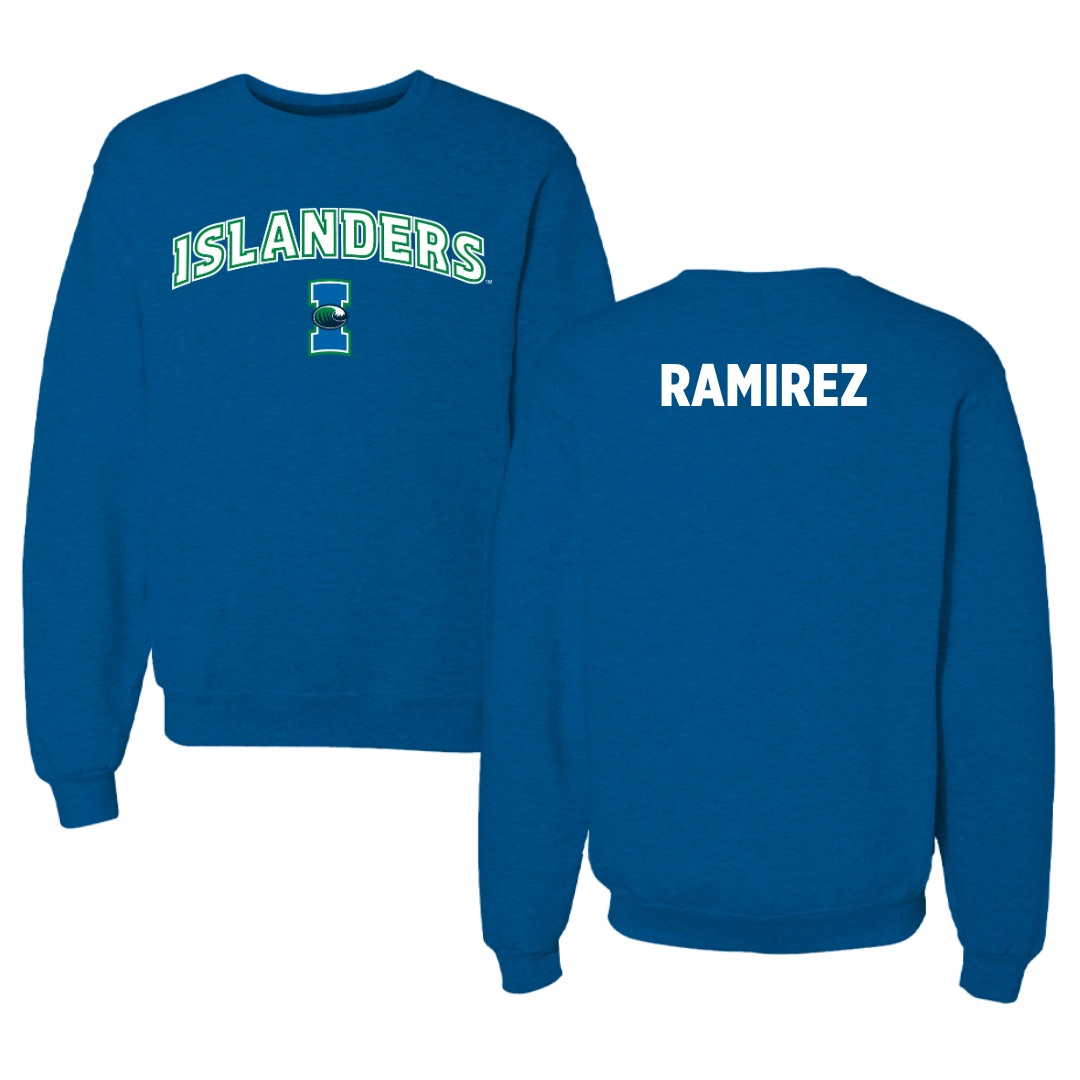 Texas A&M University-Corpus Christi Golf Blue Crewneck - Lucia Ramirez