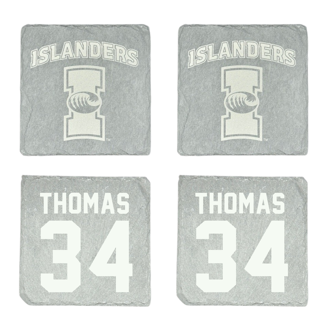Texas A&M University-Corpus Christi Baseball Stone Coaster (4 Pack)  - #34 Hayden Thomas