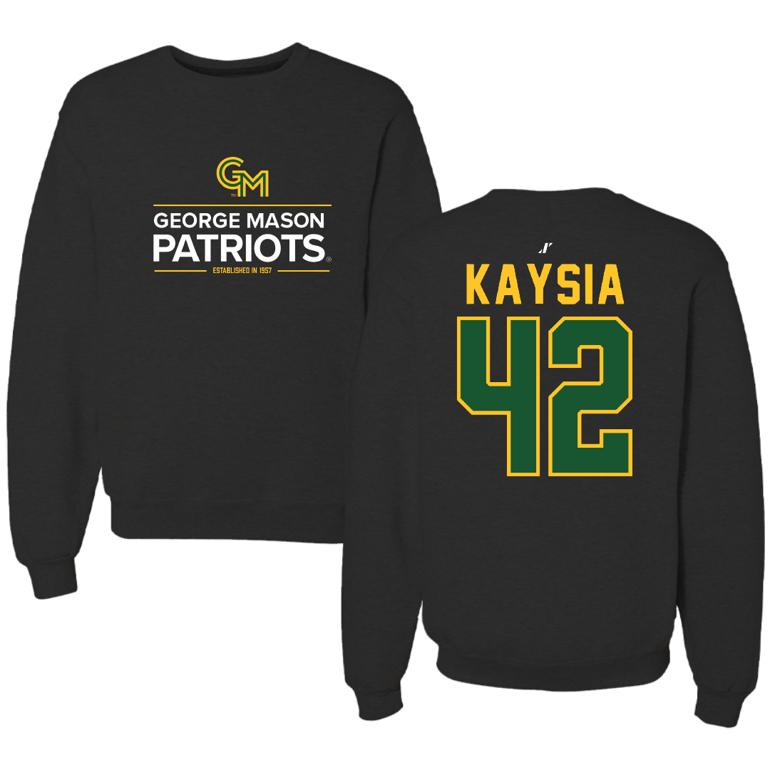 George Mason University Basketball Black General Crewneck - #42 Nalani Kaysia