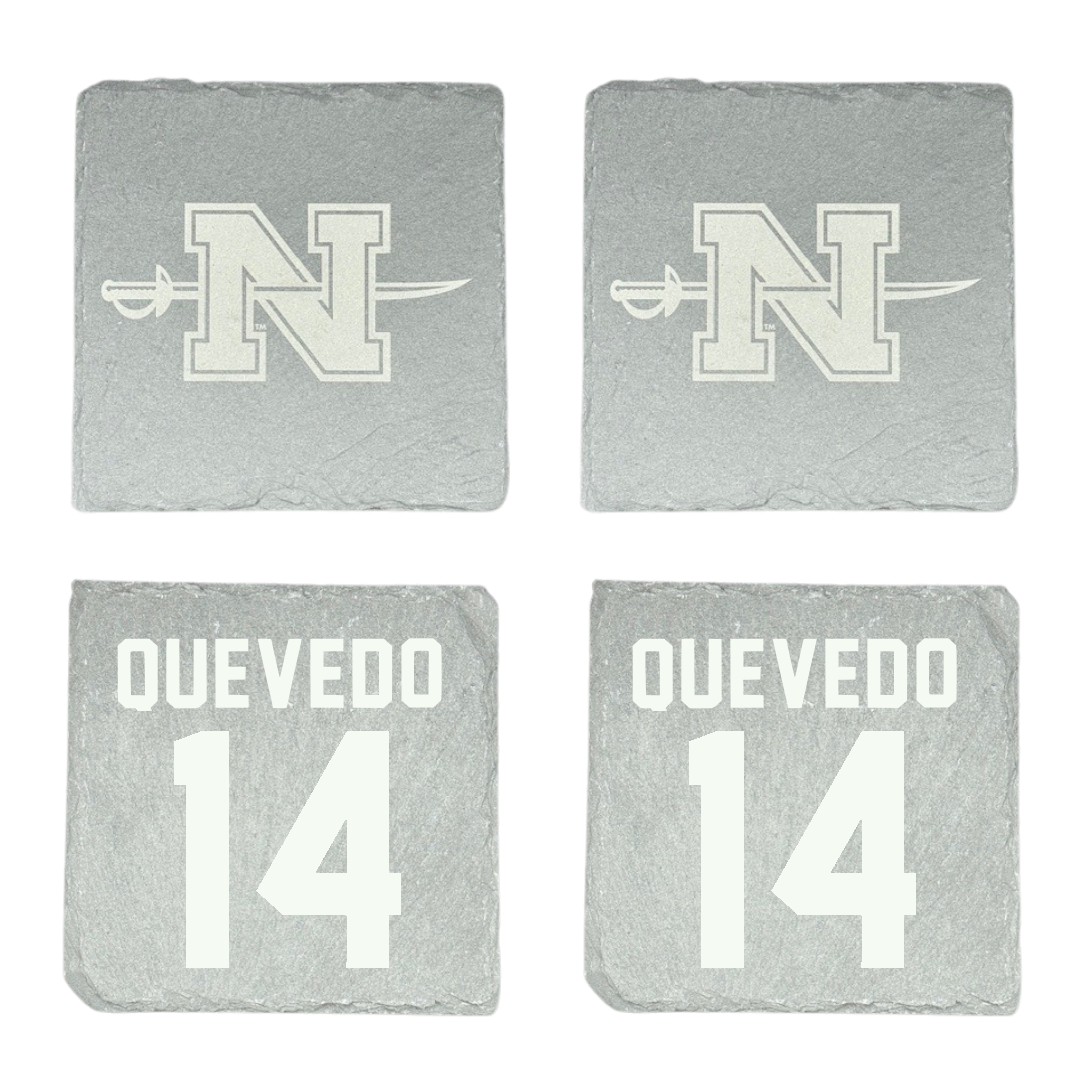 Nicholls State University Baseball Stone Coaster (4 Pack)  - #14 Michael Quevedo