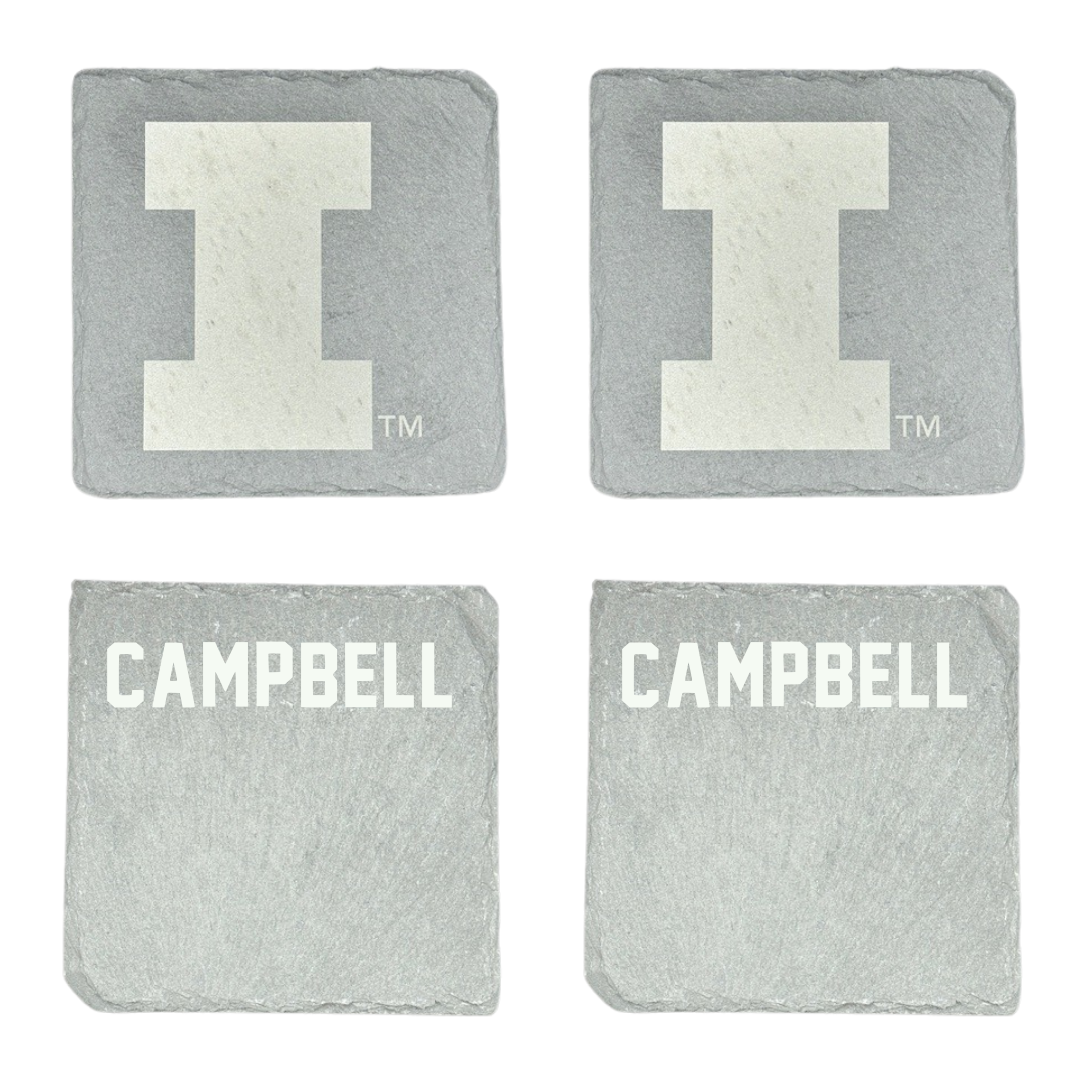 University of Illinois TF and XC Stone Coaster (4 Pack)  - Olivia Campbell