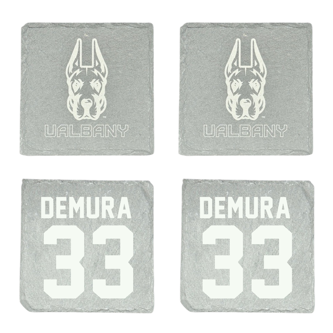 University at Albany Soccer Stone Coaster (4 Pack)  - #33 Sophia DeMura