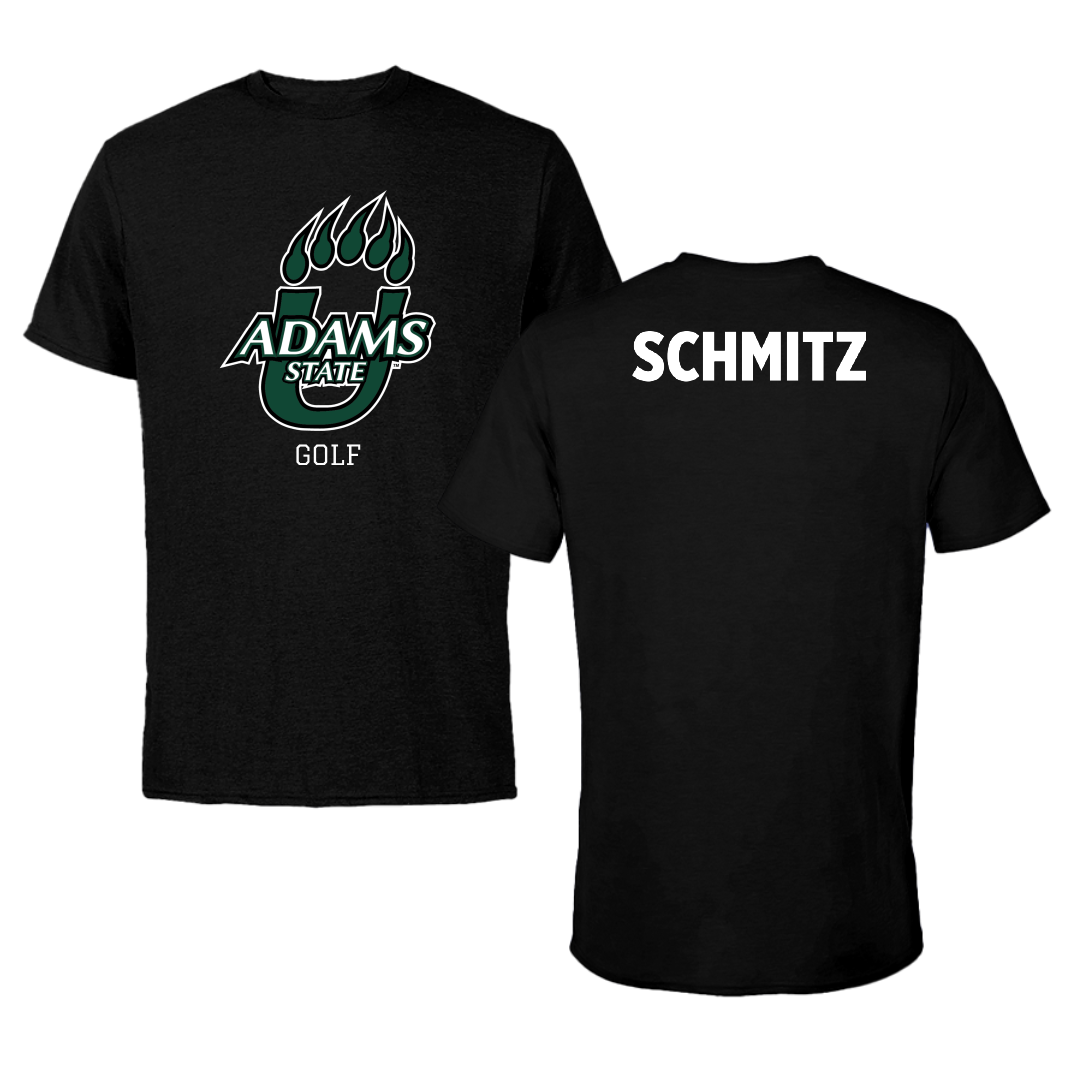 Adams State University Golf Black State Performance Tee - Nevaeh Schmitz