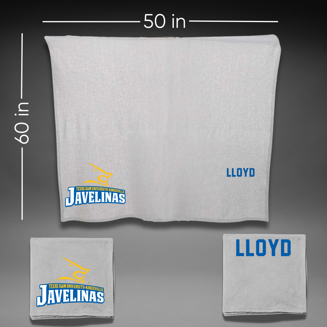 Texas A&M University-Kingsville TF and XC Gray Javelinas Blanket - Mary Lloyd