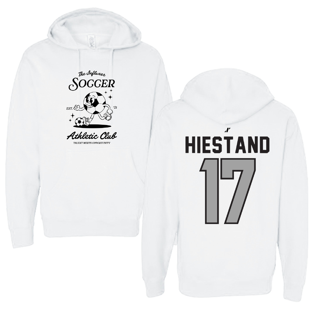 Soccer White Influxer Athletic Club Hoodie - #17 Sarah Hiestand