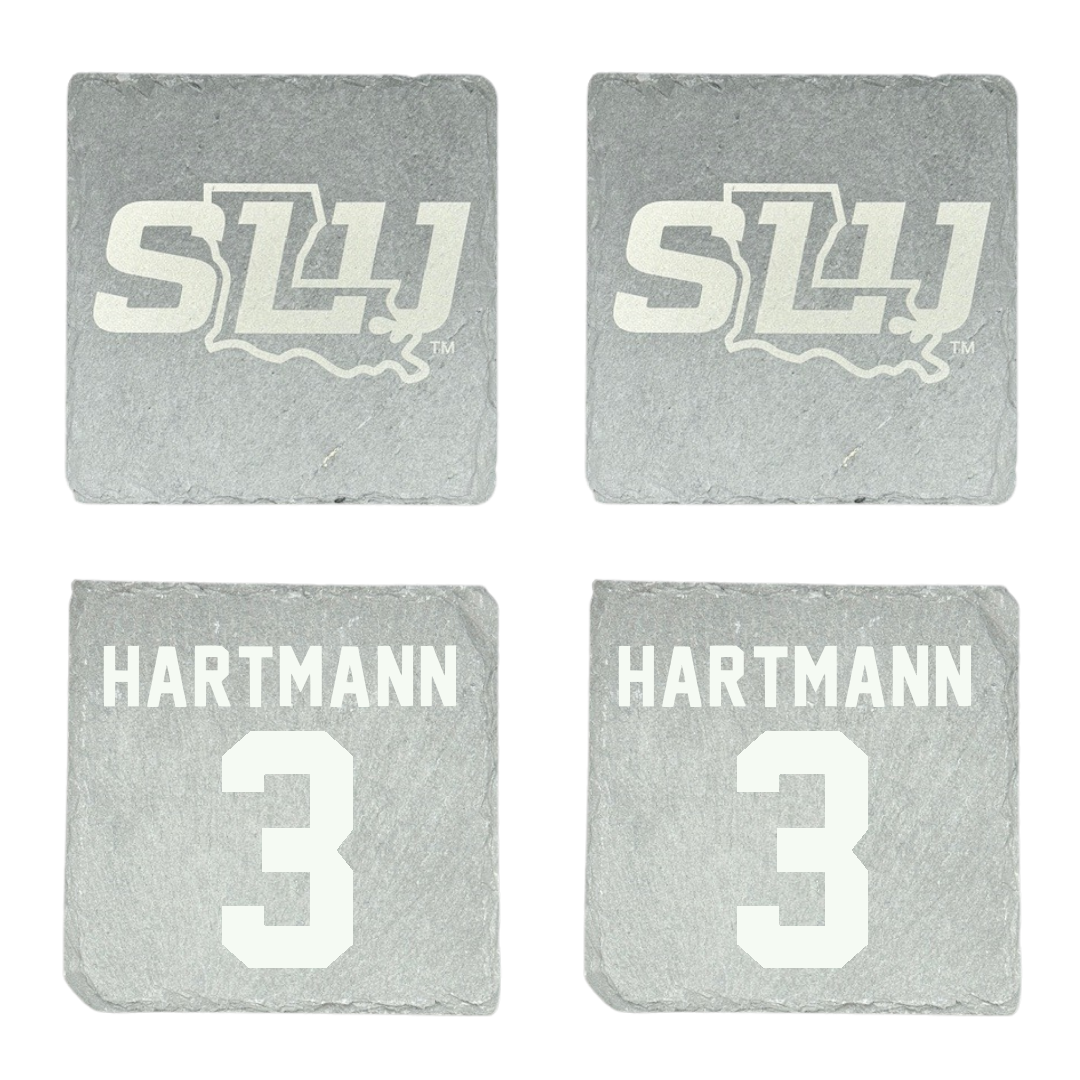 Southeastern Louisiana University Volleyball Stone Coaster (4 Pack)  - #3 Rachel Hartmann