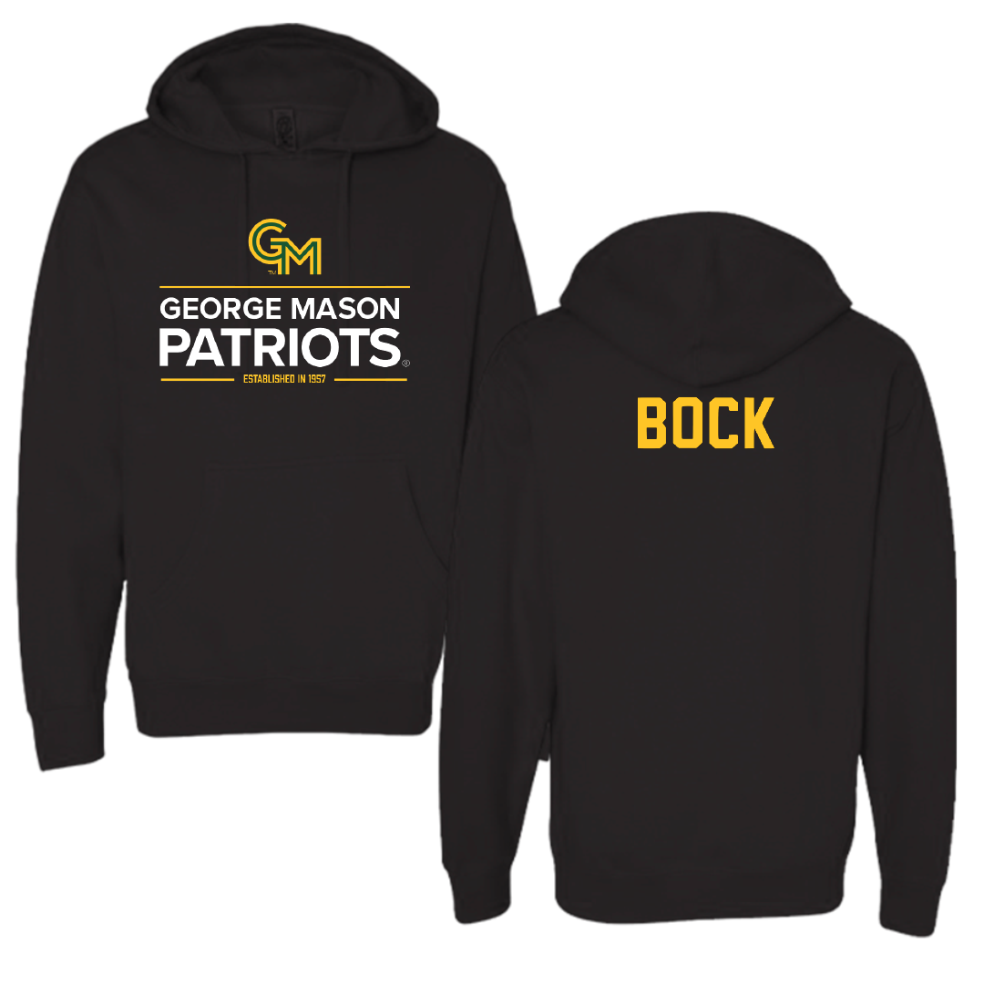 George Mason University Swimming & Diving Black General Hoodie - Michael Bock