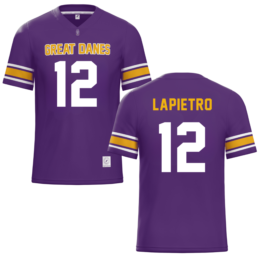 University at Albany Purple Lacrosse Jersey - #12 Darien LaPietro
