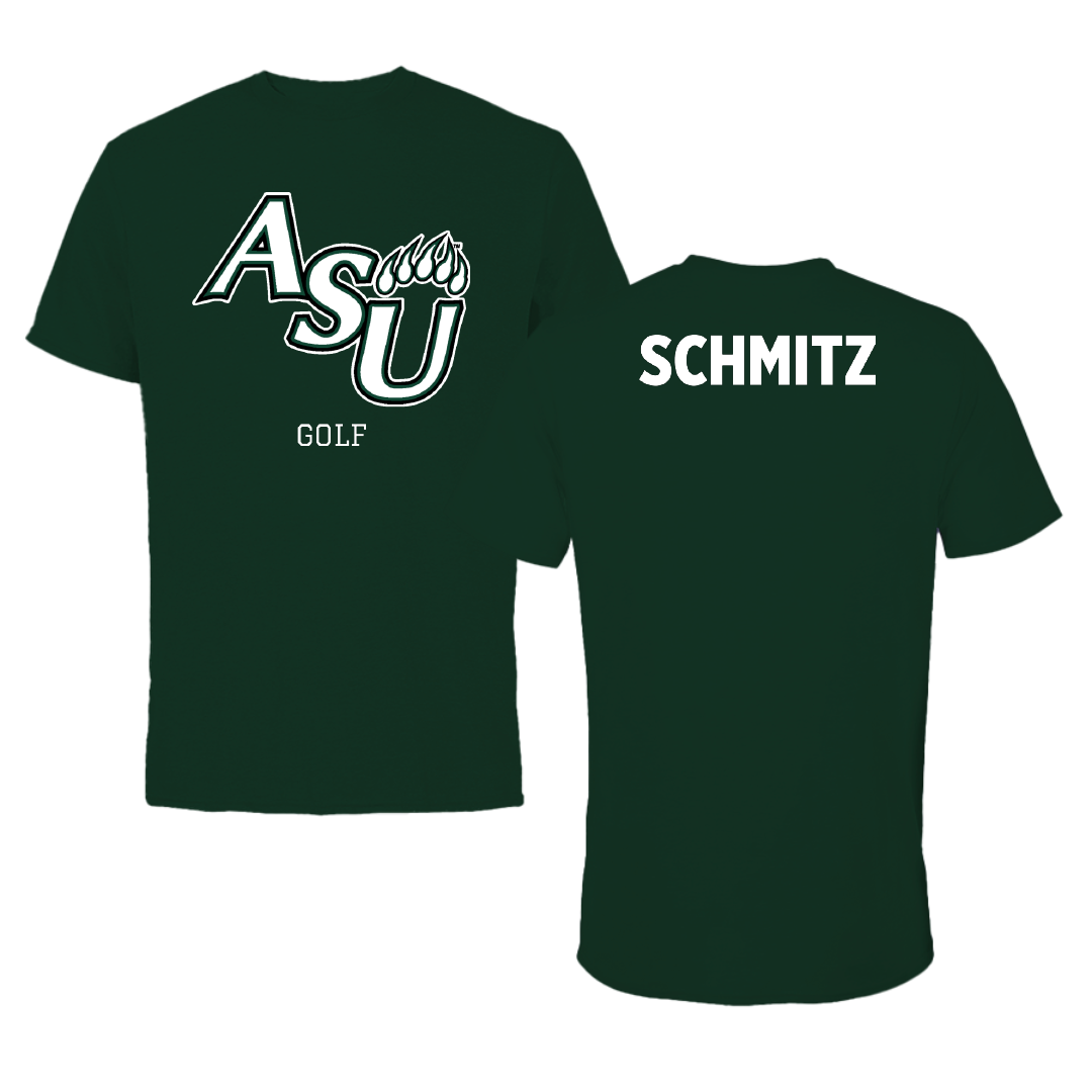 Adams State University Golf Forest Green Performance Tee - Nevaeh Schmitz