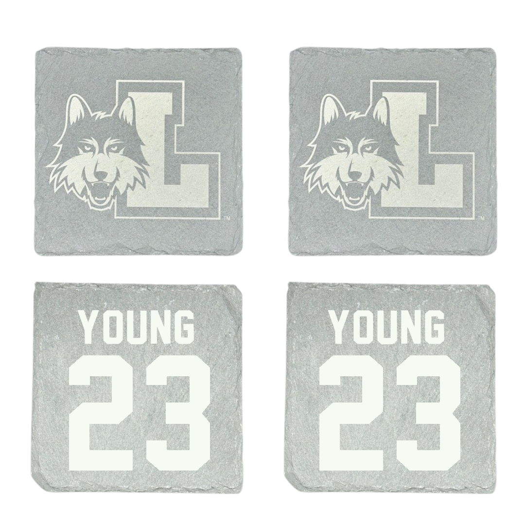 Loyola University-Chicago Soccer Stone Coaster (4 Pack)  - #23 Ethan Young