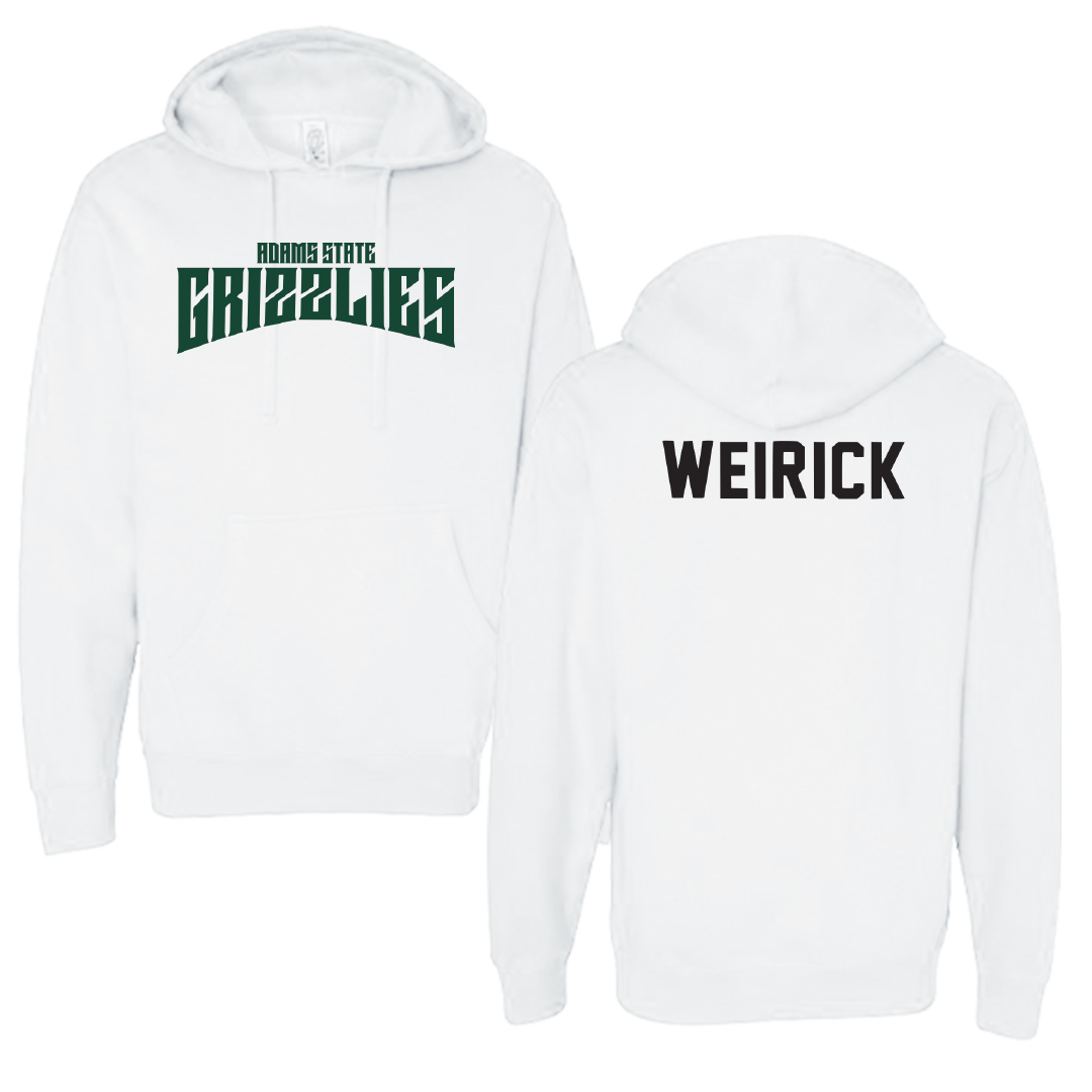 Adams State University Golf White Classic Hoodie - Keona Weirick