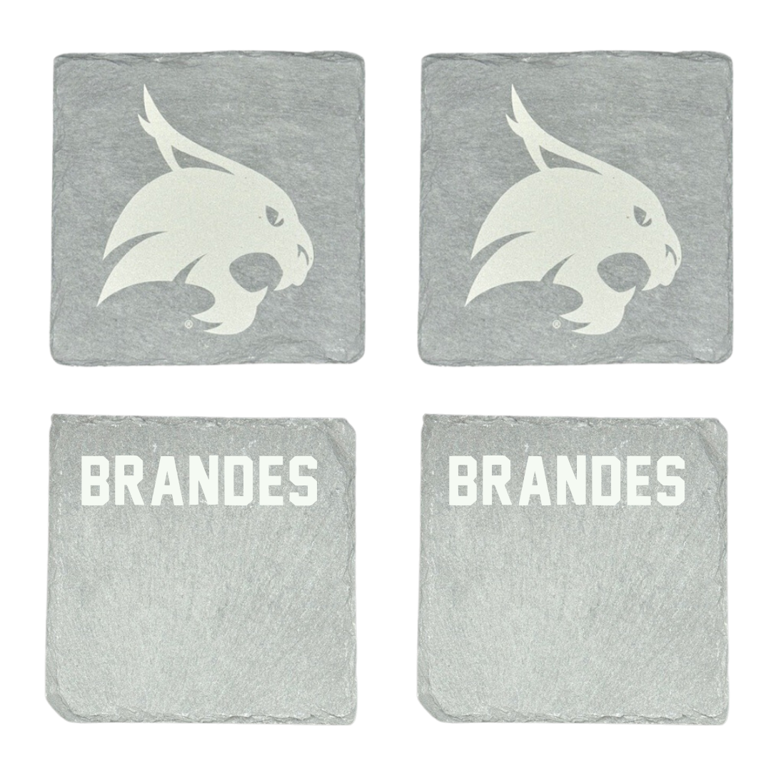 Texas State University TF and XC Stone Coaster (4 Pack)  - Breanna Brandes