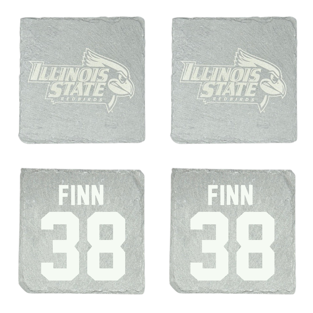 Illinois State University Baseball Stone Coaster (4 Pack)  - #38 Jack Finn