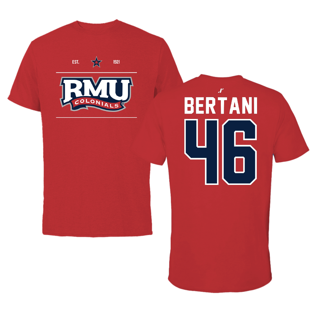 Robert Morris University Softball Red General Tee - #46 Bailee Bertani