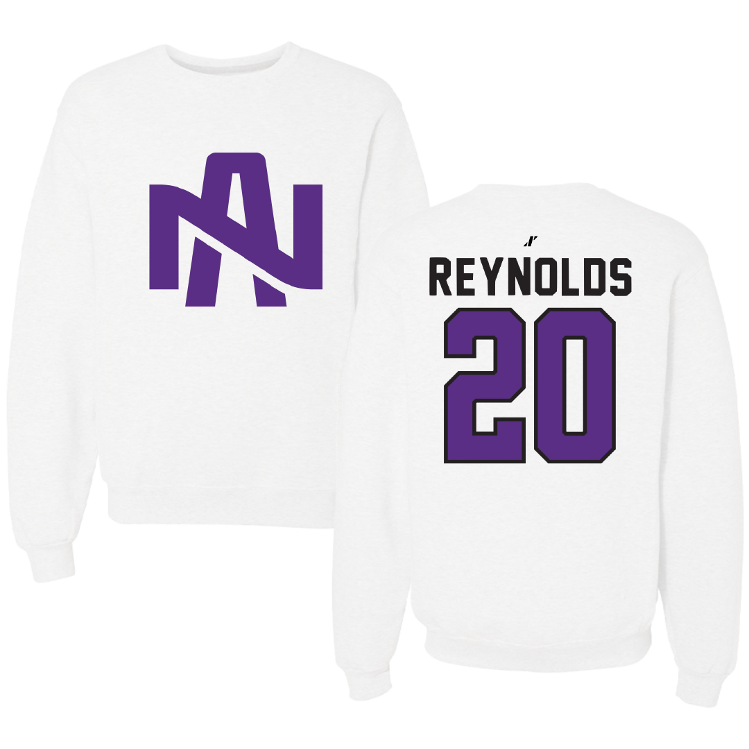 University of North Alabama Soccer White Crewneck - #20 Maddie Reynolds