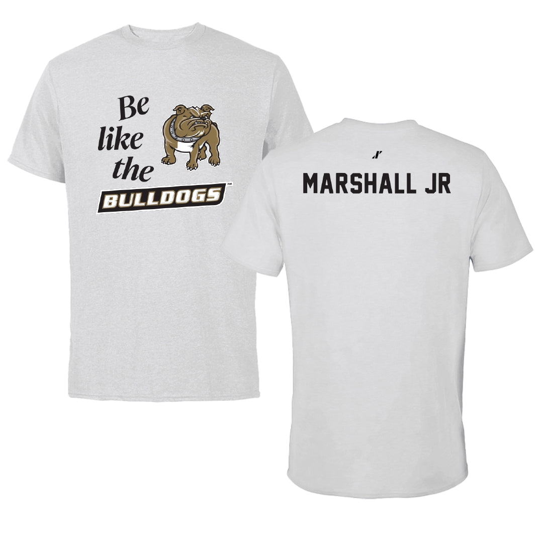 Bryant University TF and XC Light Gray Be Like Us Tee - Mike Marshall Jr