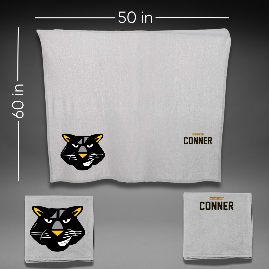 University of Wisconsin-Milwaukee TF and XC Gray Blanket - Claudia Conner