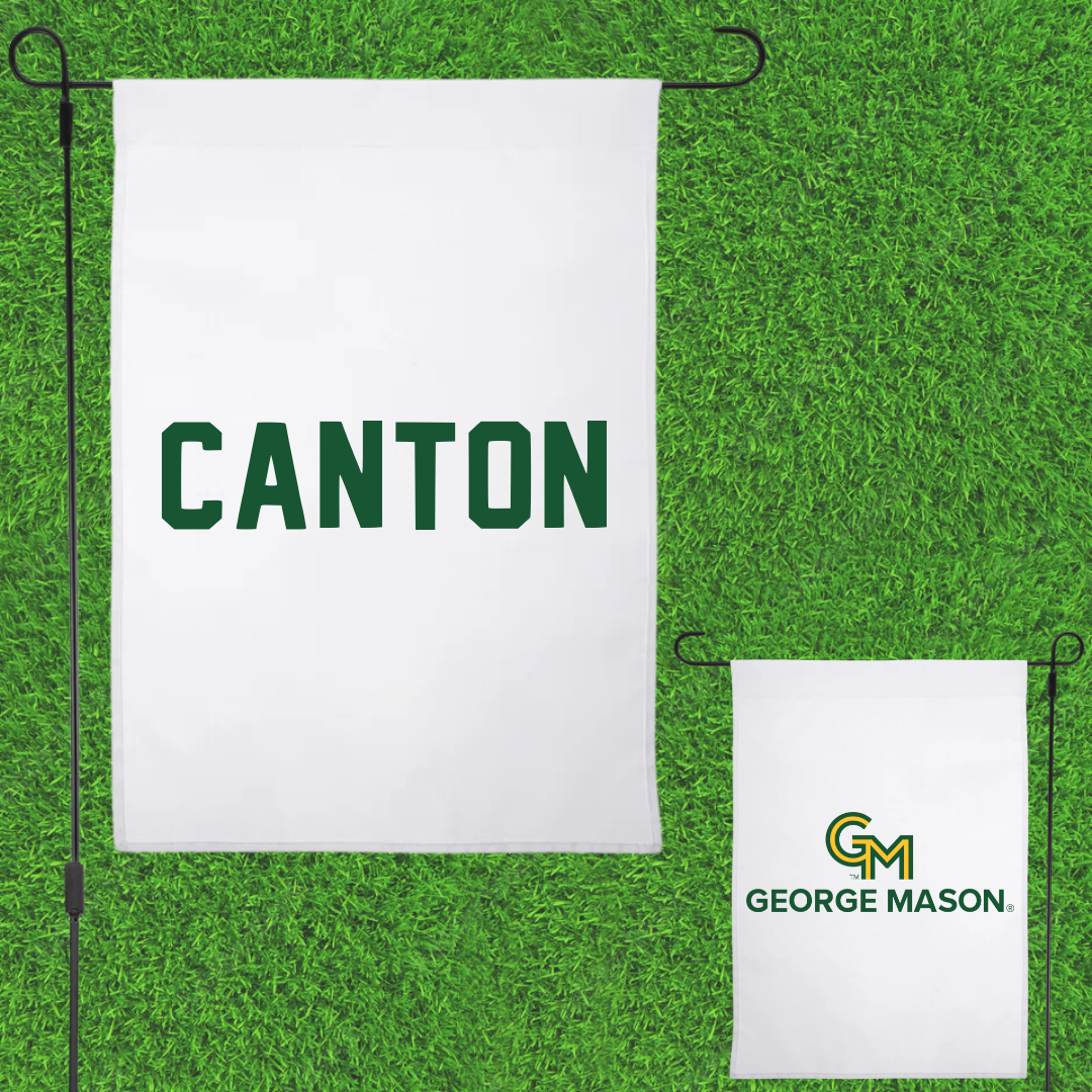 George Mason University Rowing White Garden Flag - Daylin Canton