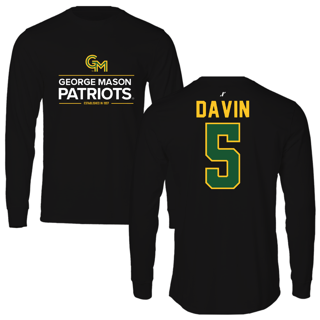 George Mason University Soccer Black General Long Sleeve - #5 Eliana Davin