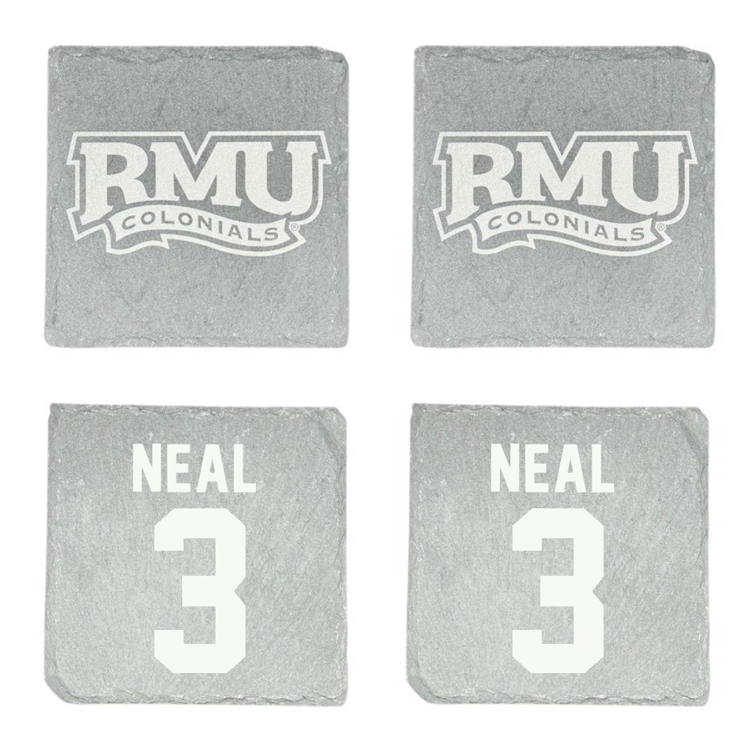 Robert Morris University Lacrosse Stone Coaster (4 Pack)  - #3 Torin Neal