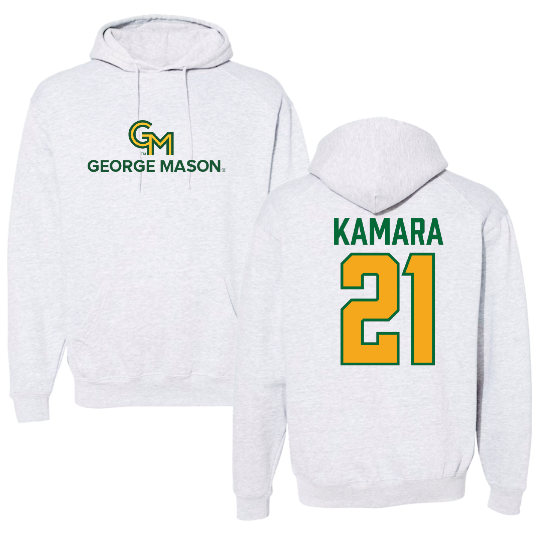George Mason University Soccer Gray Hoodie - #21 Abdul Kamara