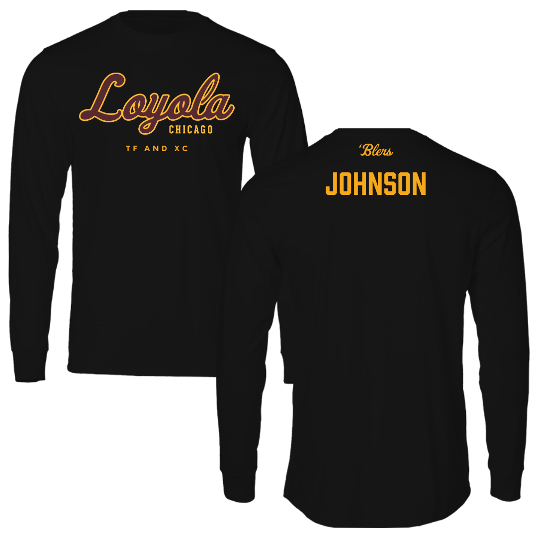 Loyola University-Chicago TF and XC Black Long Sleeve - Jayla Johnson
