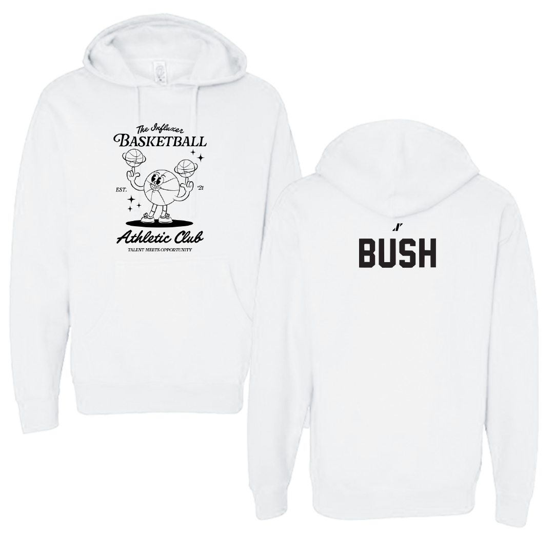 Basketball White Influxer Athletic Club Hoodie - Braelon Bush