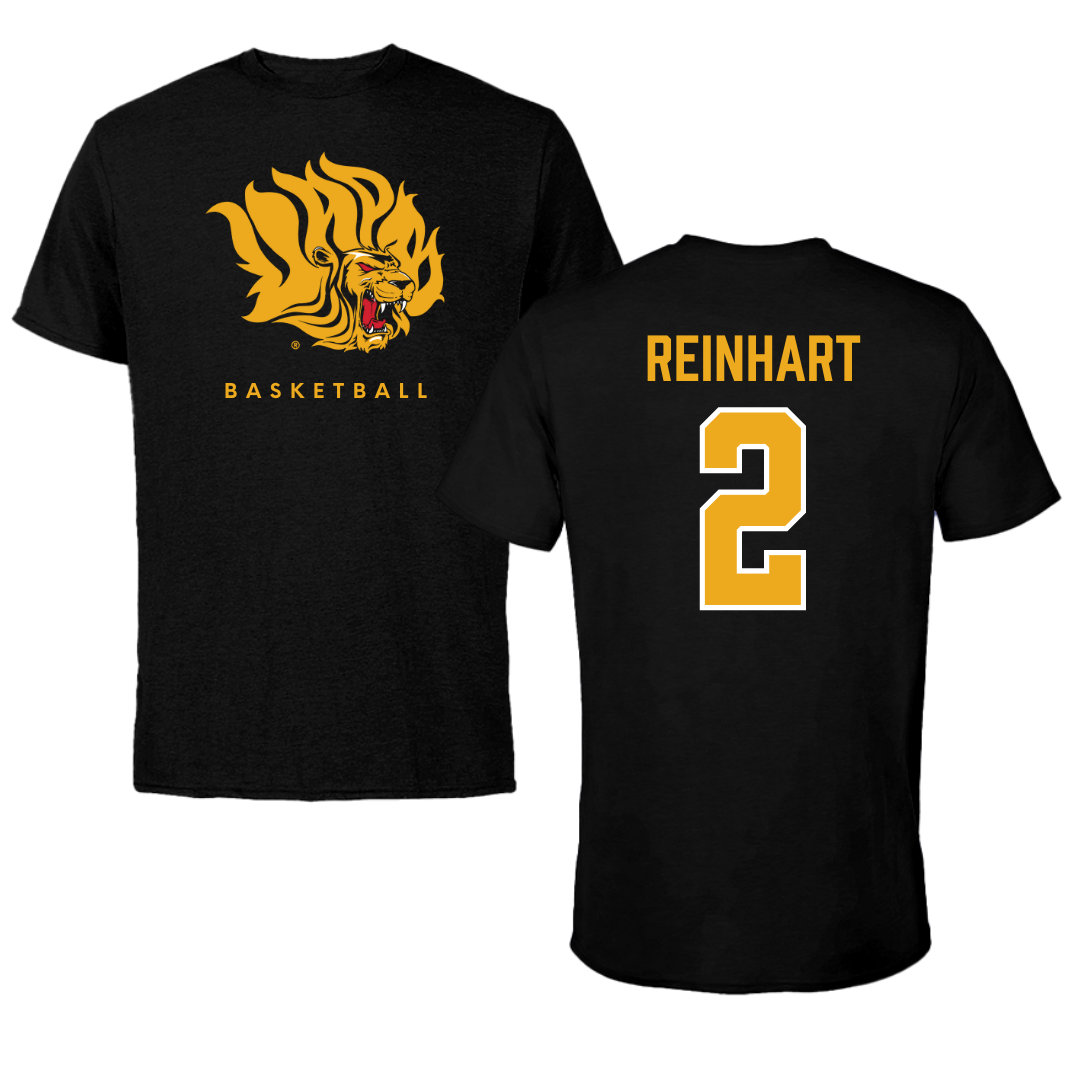 University of Arkansas-Pine Bluff Basketball Black Performance Tee - #2 Zach Reinhart