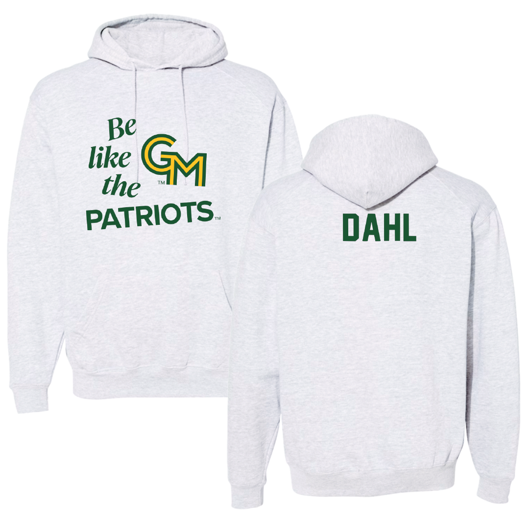 George Mason University Golf Light Gray Be Like Us Hoodie - Brayden Dahl