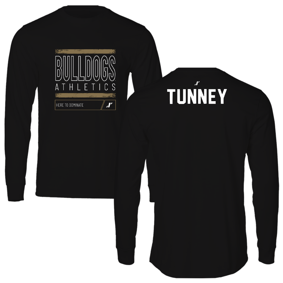 Bryant University TF and XC Black Dominate Long Sleeve - Kat Tunney