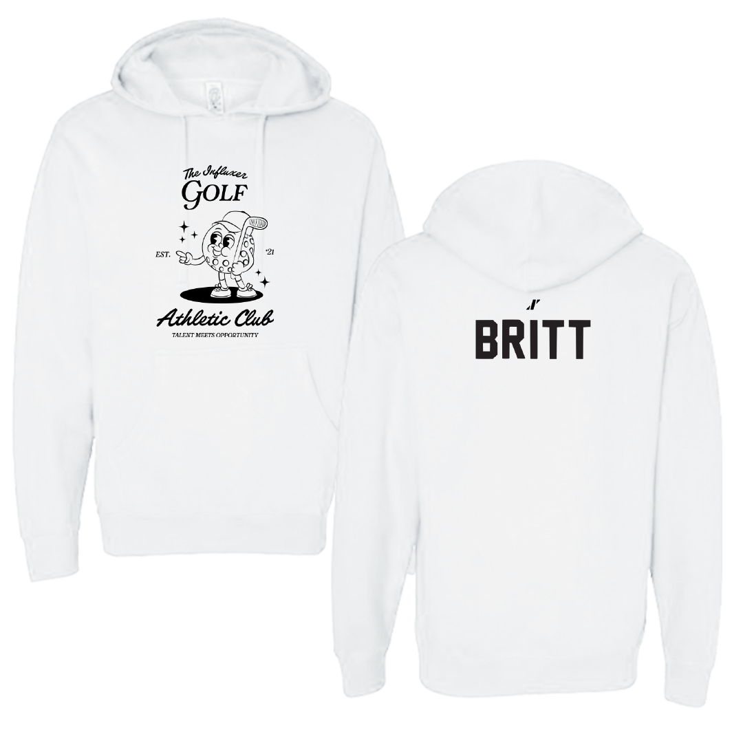 Golf White Influxer Athletic Club Hoodie - Reece Britt