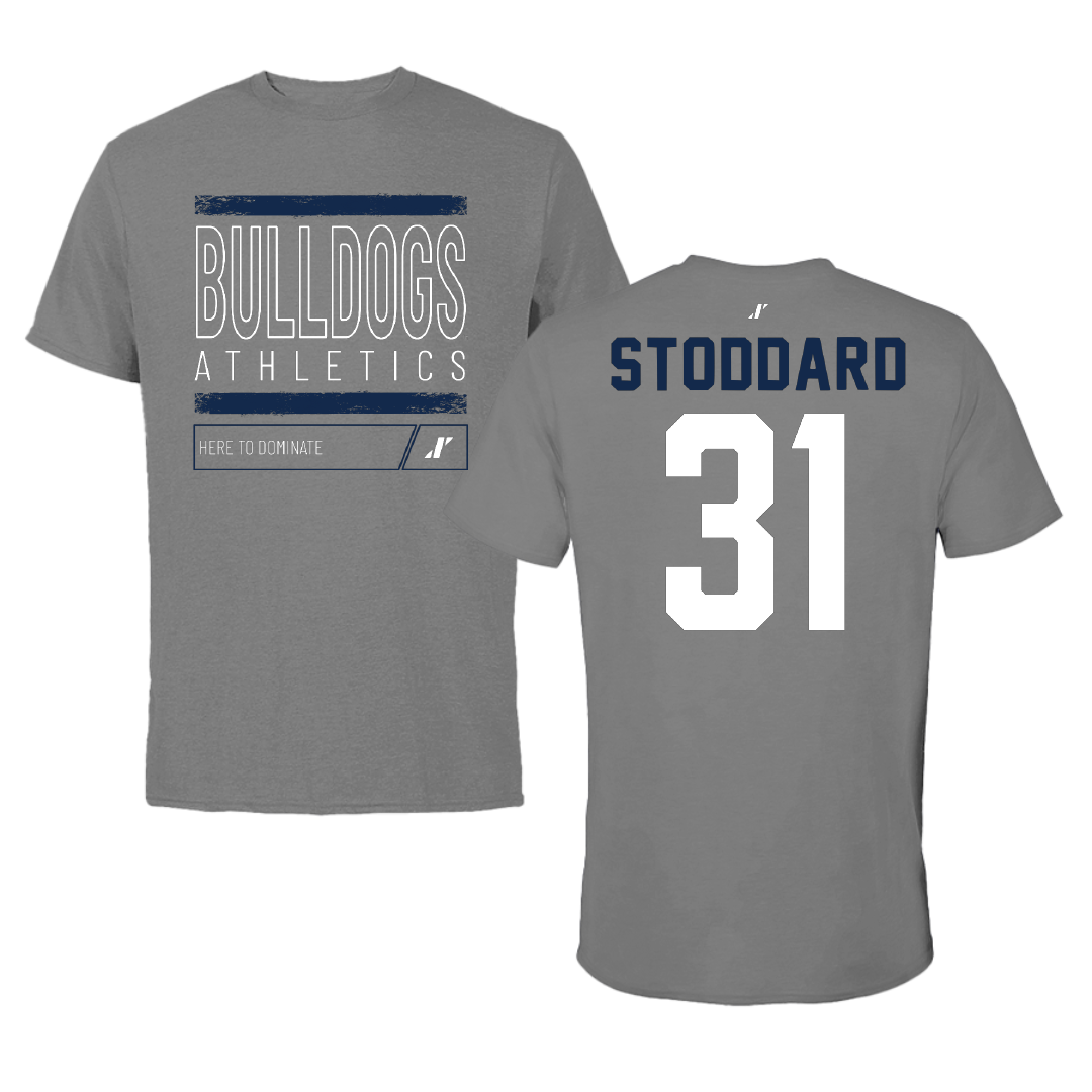 Butler University Basketball Dark Gray Dominate Performance Tee - #31 Lillian Stoddard