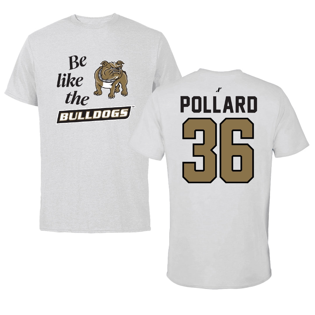 Bryant University Soccer Light Gray Be Like Us Performance Tee - #36 Daimon Pollard