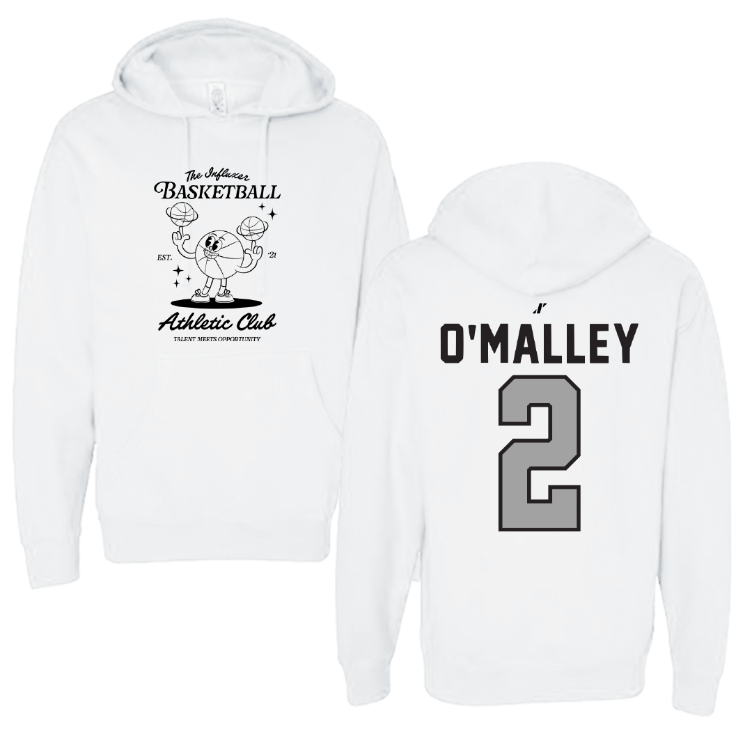 Basketball White Influxer Athletic Club Hoodie - #2 Alyssa O'Malley