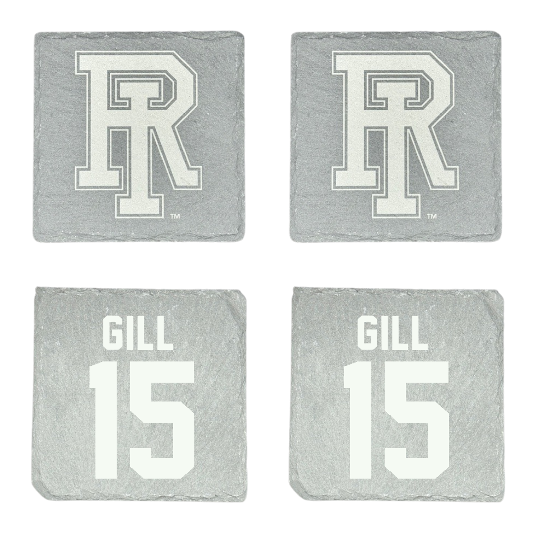 University of Rhode Island Lacrosse Stone Coaster (4 Pack)  - #15 Izze Gill