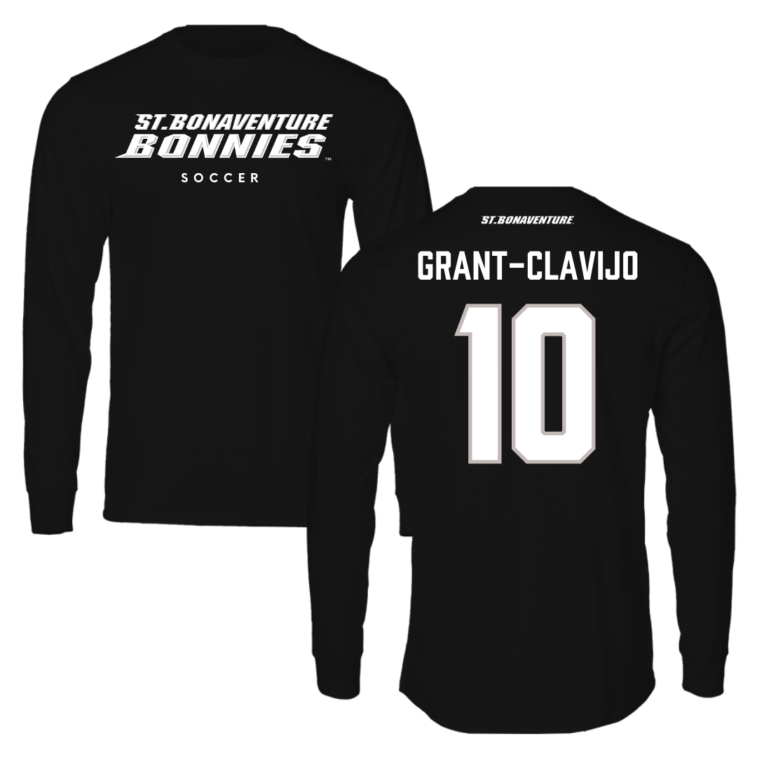 St. Bonaventure University Soccer Black Performance Long Sleeve - #10 Allie Grant-Clavijo