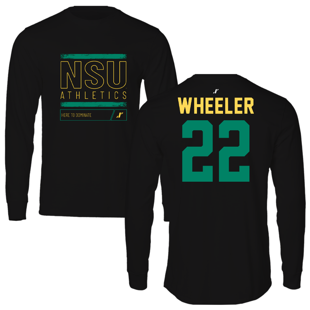 Norfolk State University Basketball Black Dominate Long Sleeve - #22 Kierra Wheeler