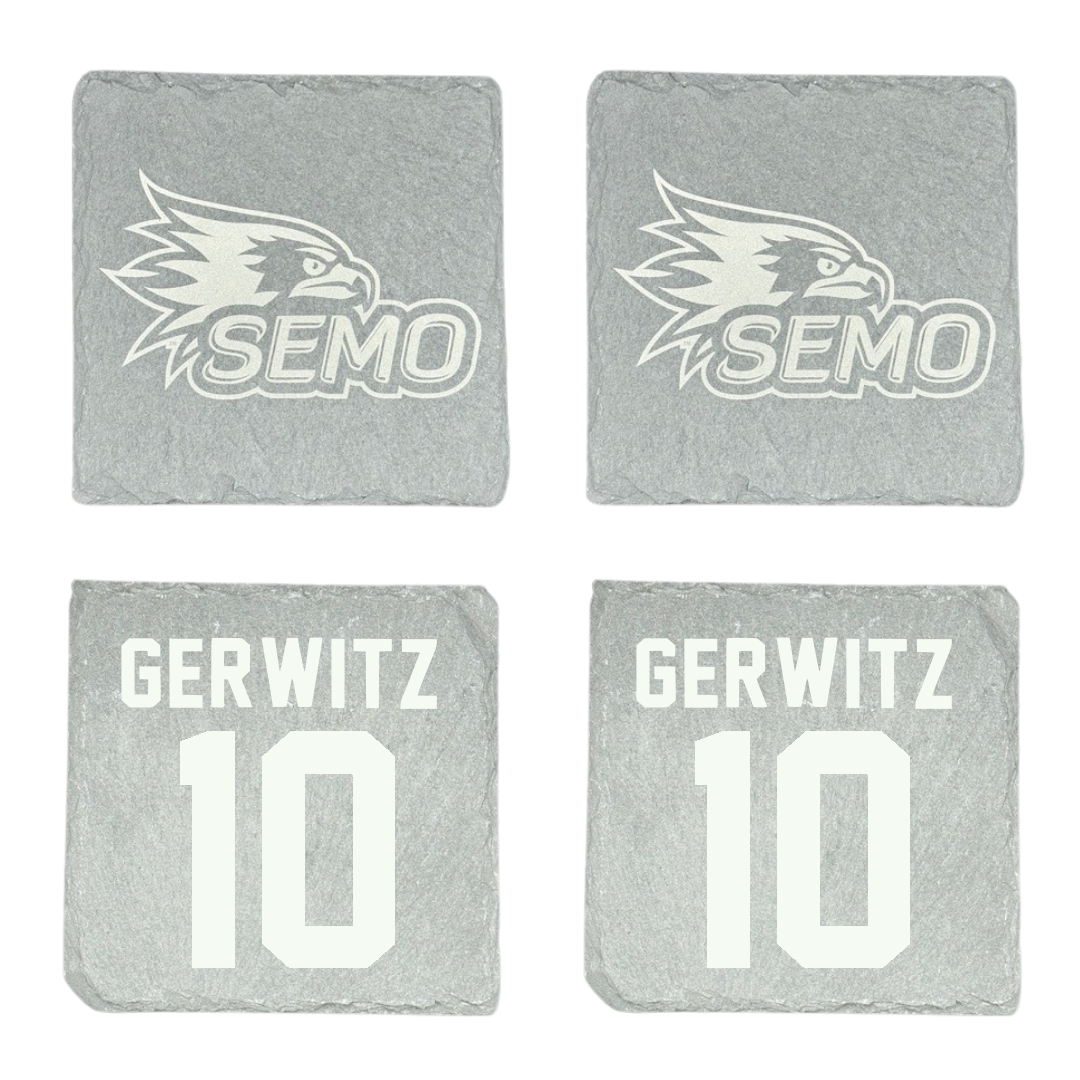 Southeast Missouri State University Softball Stone Coaster (4 Pack)  - #10 Tatum Gerwitz