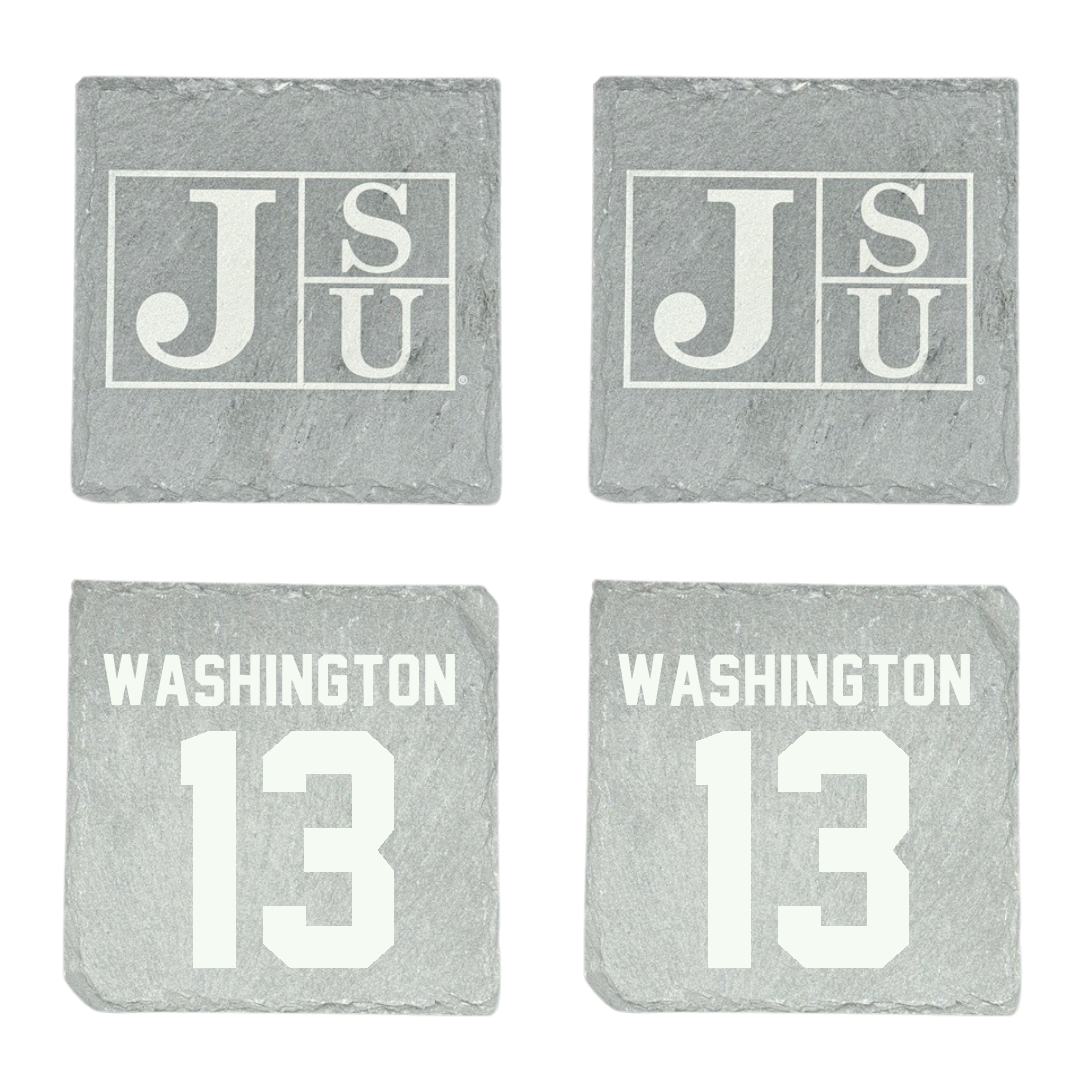 Jackson State University Volleyball Stone Coaster (4 Pack)  - #13 Makenzie Washington