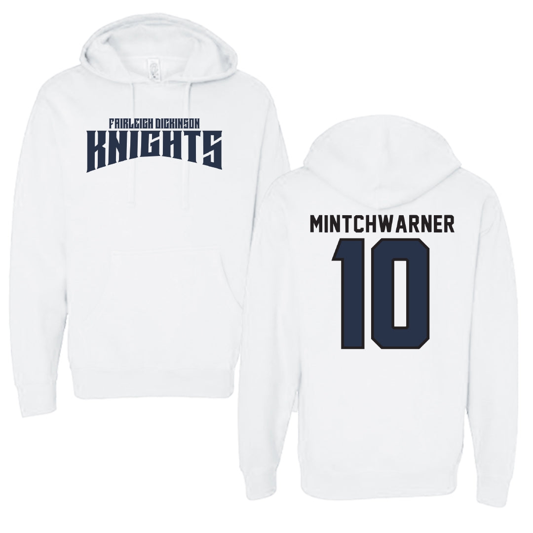 Fairleigh Dickinson University-Metropolitan Campus Lacrosse White Classic Hoodie - #10 Lane Mintchwarner