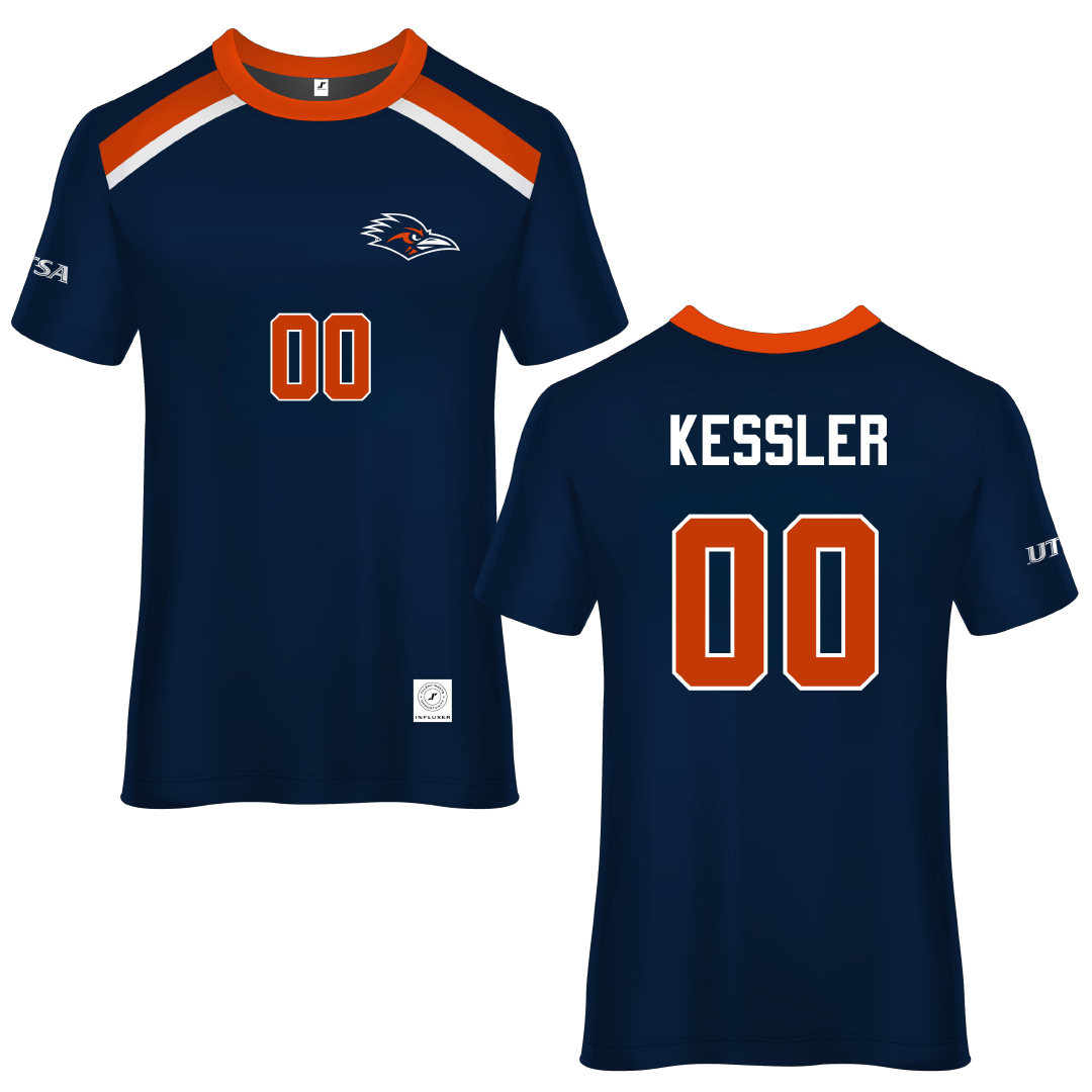 University of Texas at San Antonio Blue Soccer Jersey - #00 Jasmine Kessler