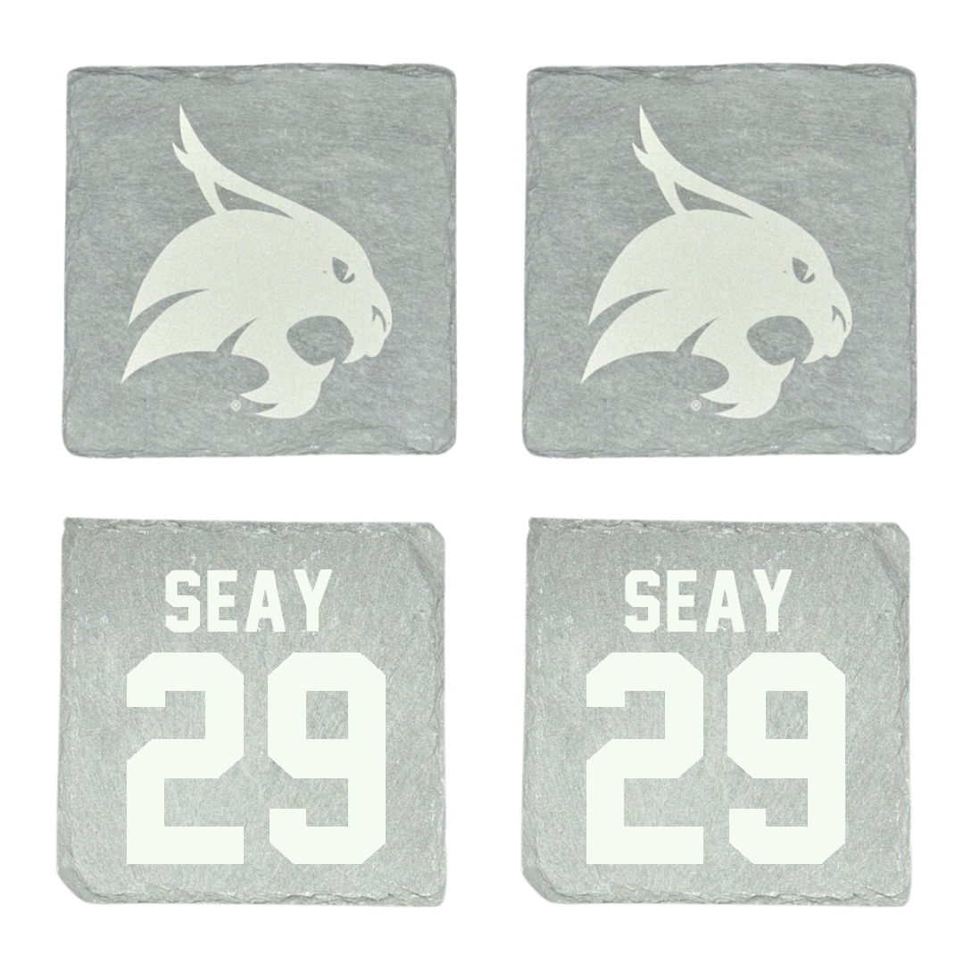 Texas State University Baseball Stone Coaster (4 Pack)  - #29 Taylor Seay