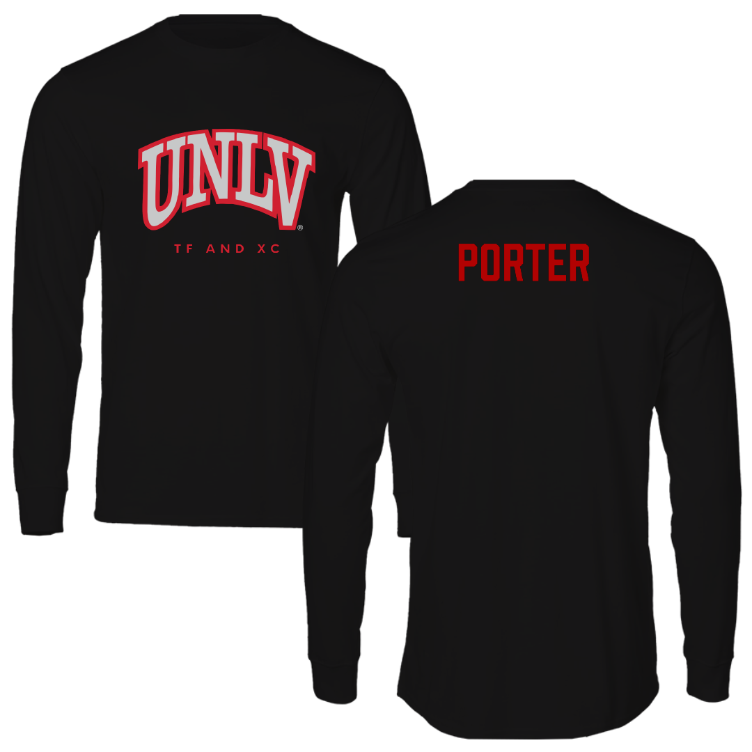 University of Nevada-Las Vegas TF and XC Black Long Sleeve - Kennedi Porter