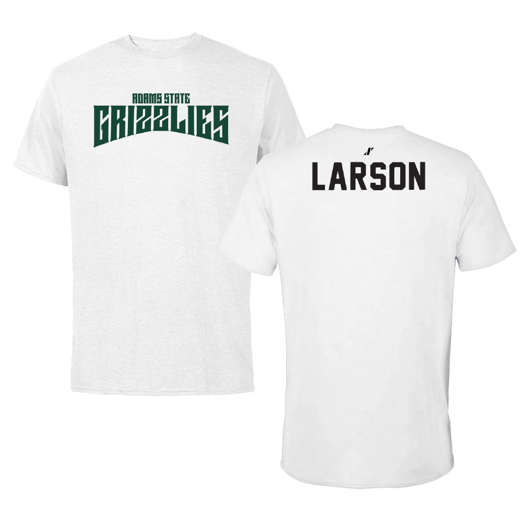 Adams State University Swimming & Diving White Classic Tee - Kennedy Larson