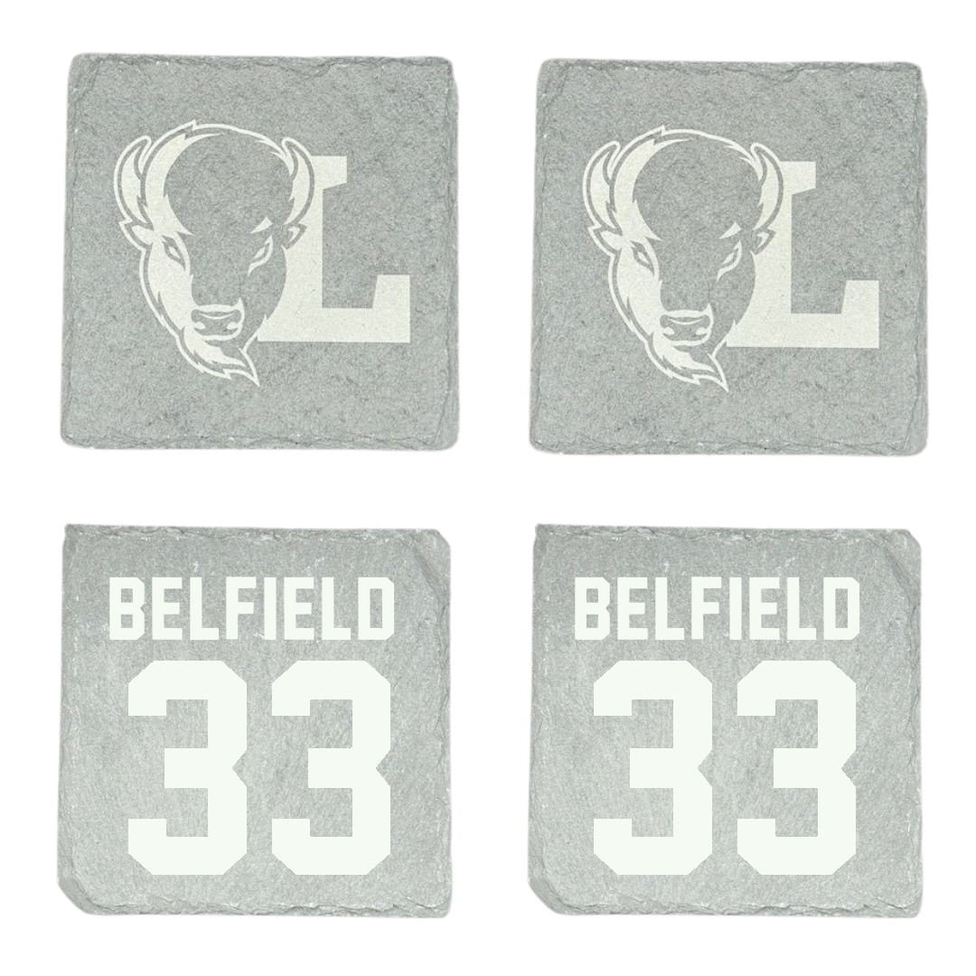 Lipscomb University Softball Stone Coaster (4 Pack)  - #33 Kaylyn Belfield