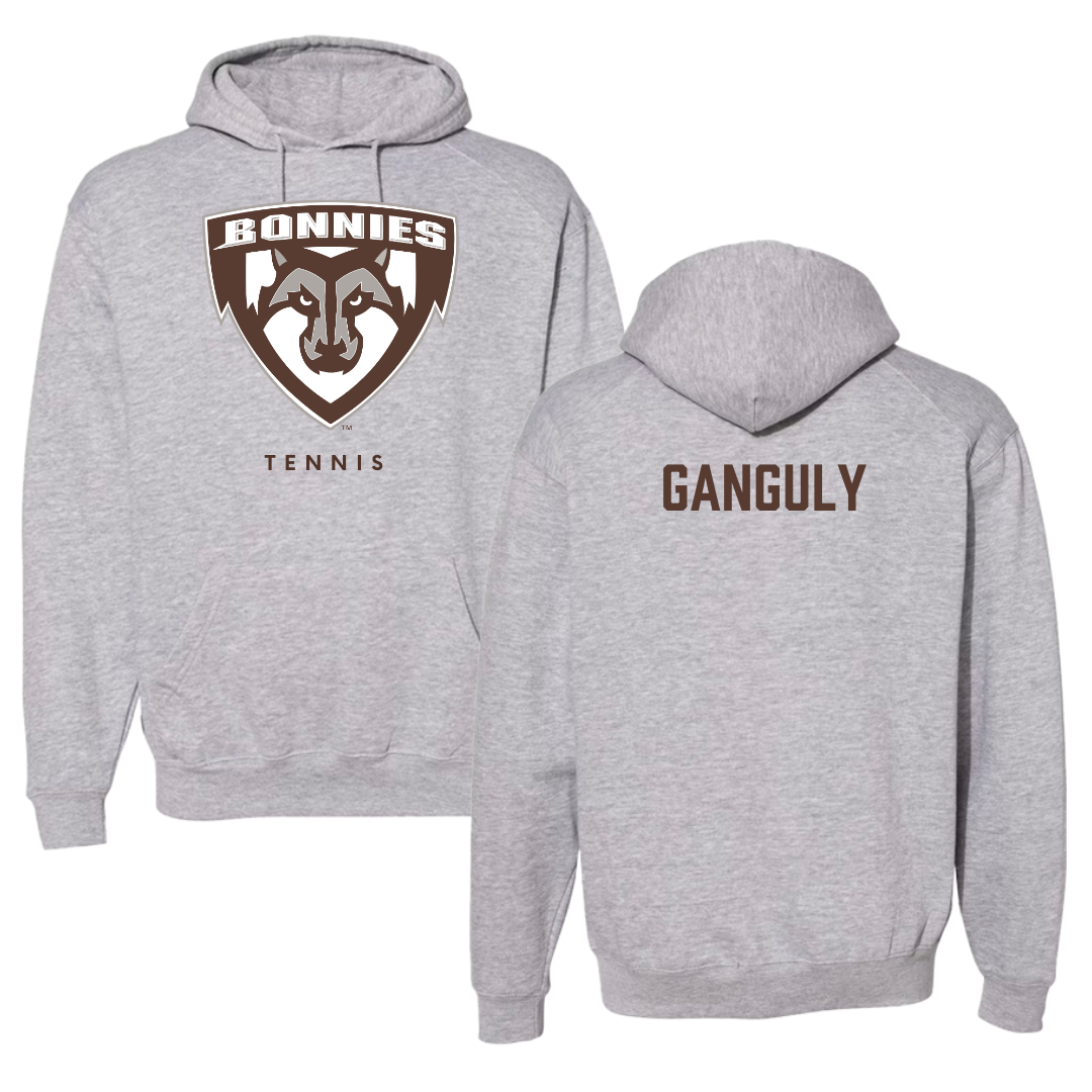 St. Bonaventure University Tennis Gray Hoodie - Anargha Ganguly