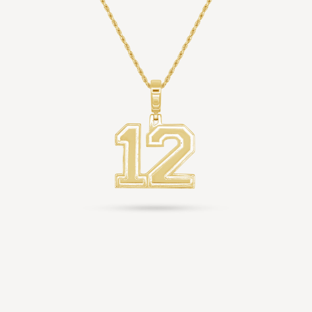 Gold Presidents Pendant and Chain - #12 Kaitlyn Gibson