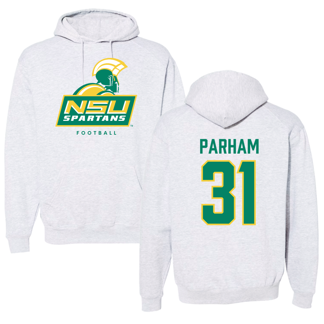 Norfolk State University Football Gray Hoodie - #31 Christian Parham