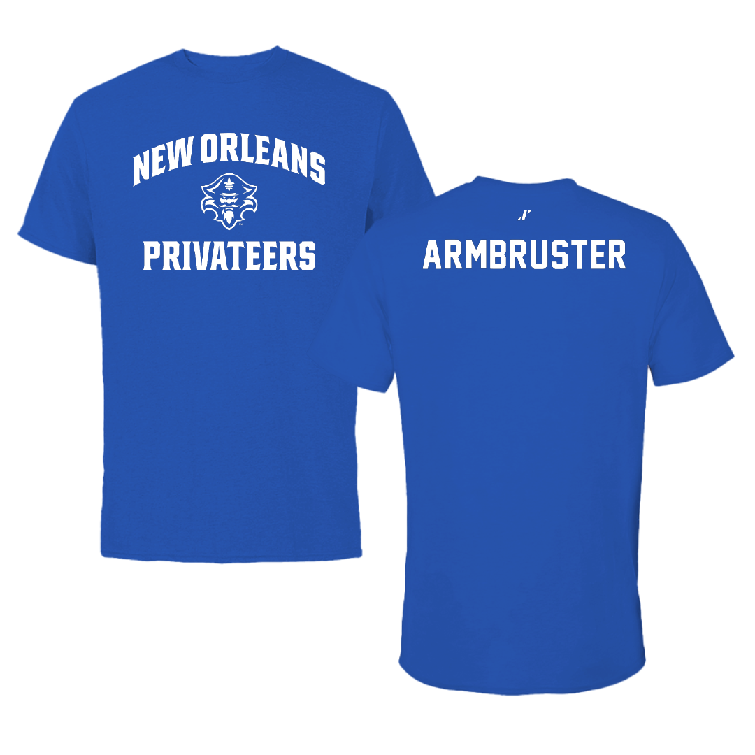 University of New Orleans Tennis Blue General Tee - Matthew Armbruster