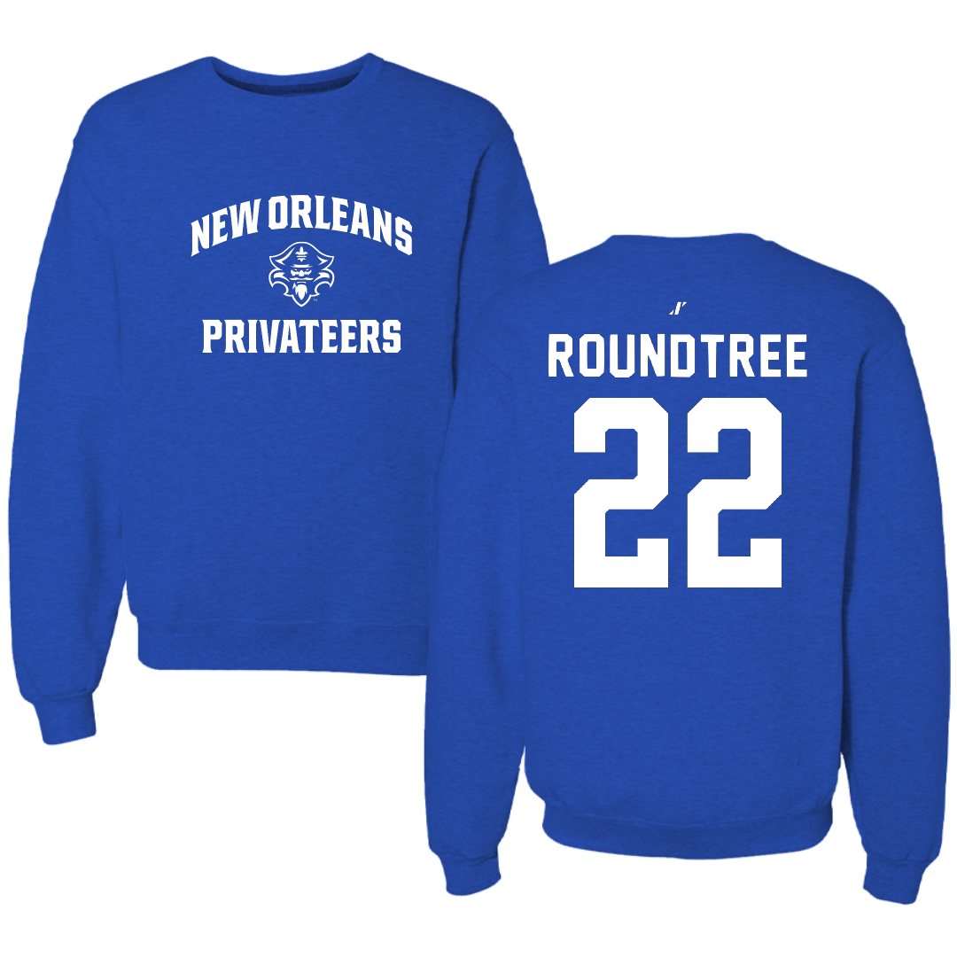 University of New Orleans Volleyball Blue General Crewneck - #22 Courtney Roundtree